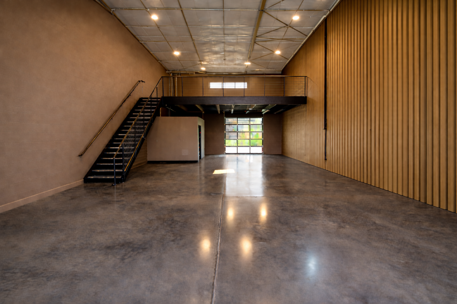 Wood Slat Paneling - Warm Theme - Natural Polish